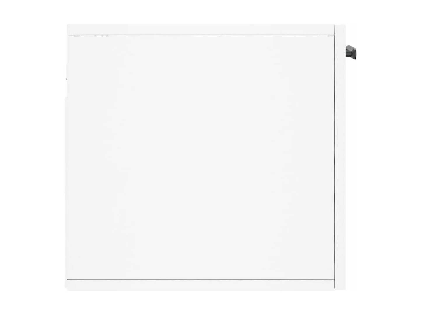 Armoire murale blanc 80x36,5x35 bois d'ingénierie