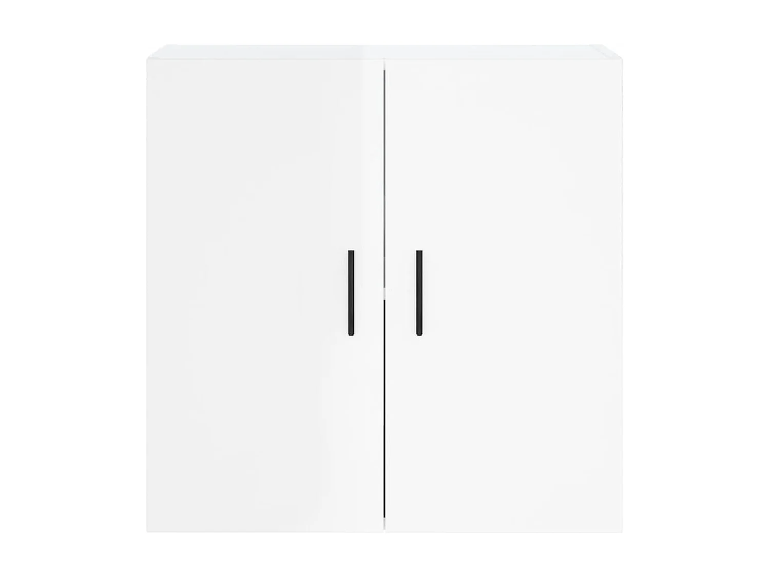 Armoire murale Blanc brillant 60x31x60 Bois d'ingénierie