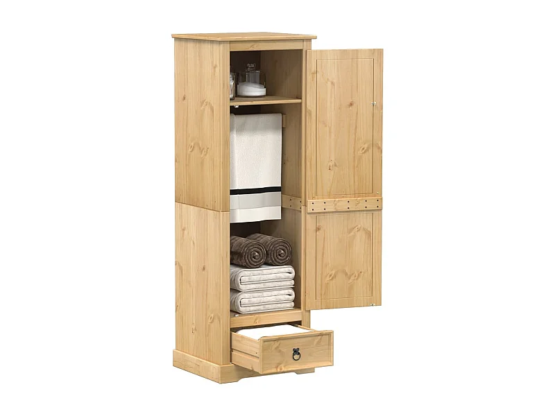 Garde-robe Corona 55x50x170 bois de pin massif
