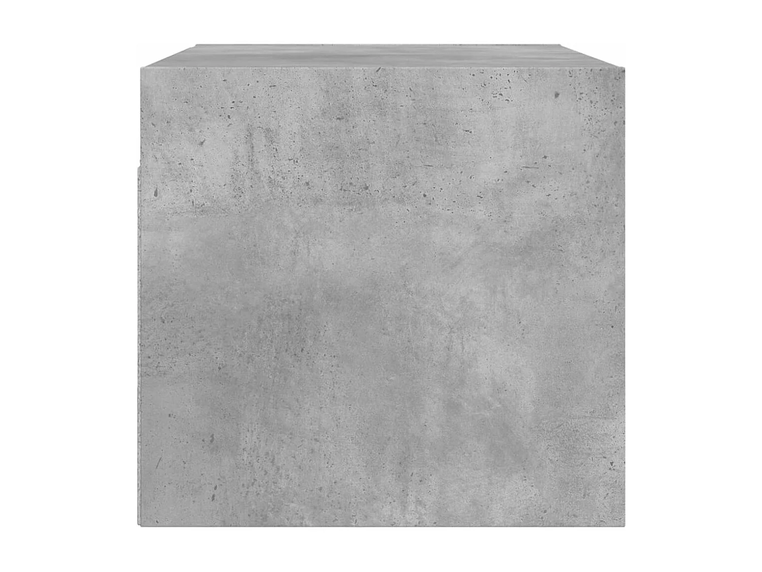 Armoire murale avec portes en verre gris béton 68,5x37x35