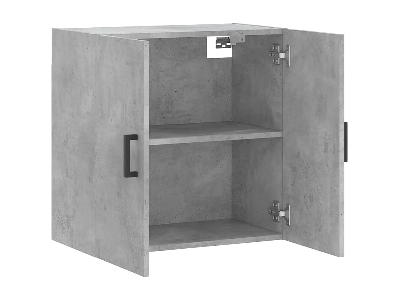 Armoire murale gris béton 60x31x60 bois d'ingénierie