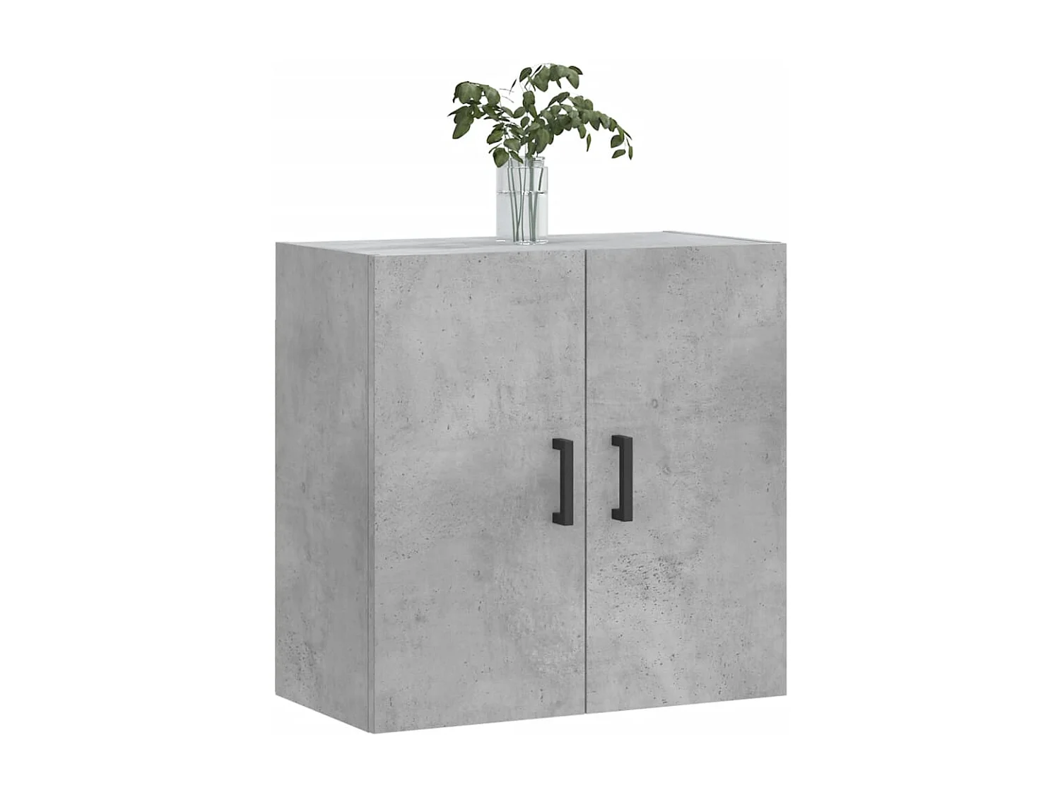 Armoire murale gris béton 60x31x60 bois d'ingénierie