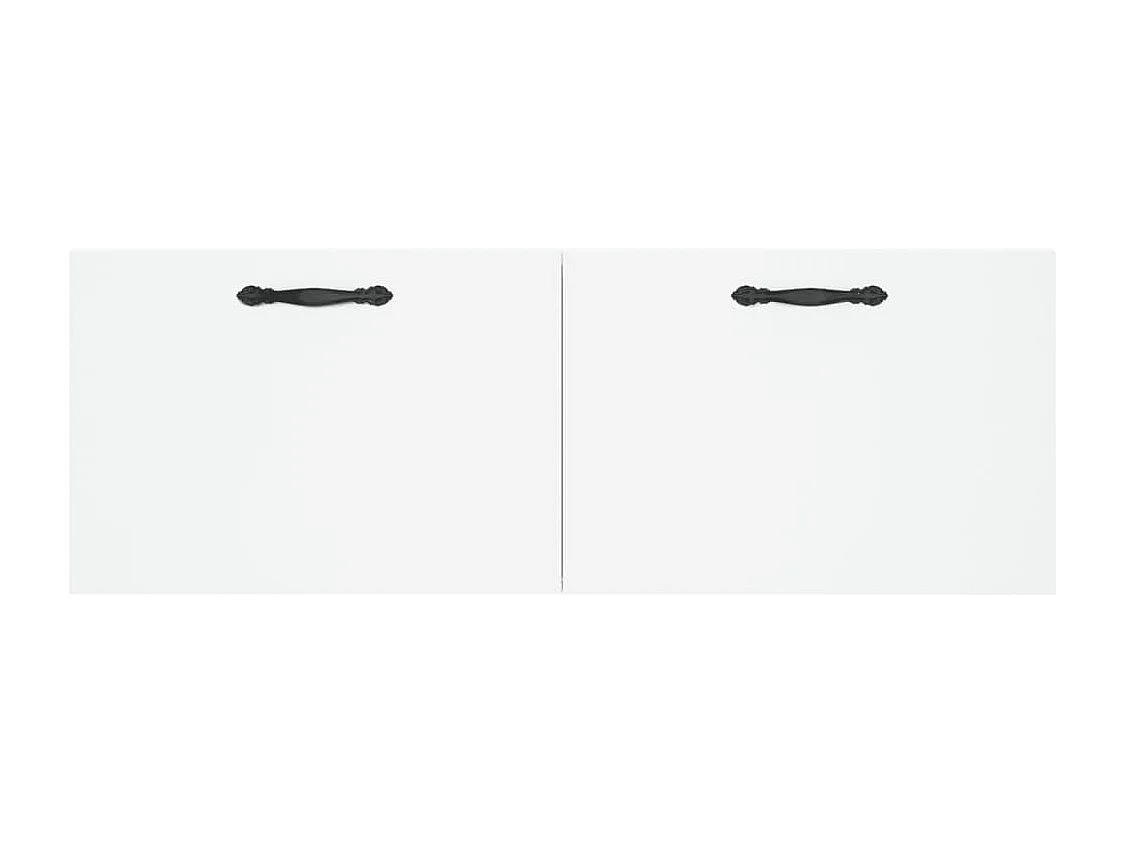 Armoire murale blanc 100x36,5x35 bois d'ingénierie