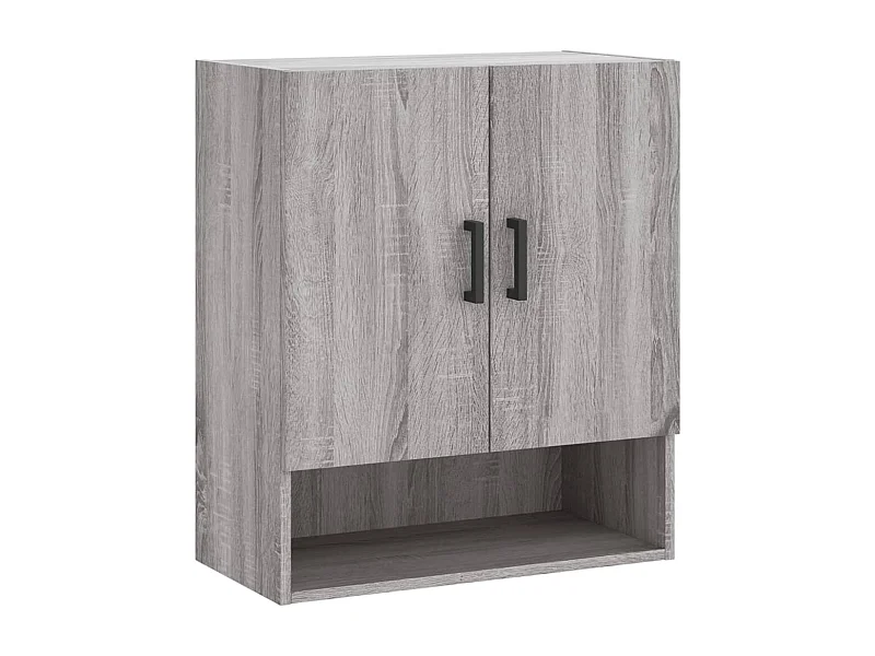 Armoire murale sonoma gris 60x31x70 bois d'ingénierie