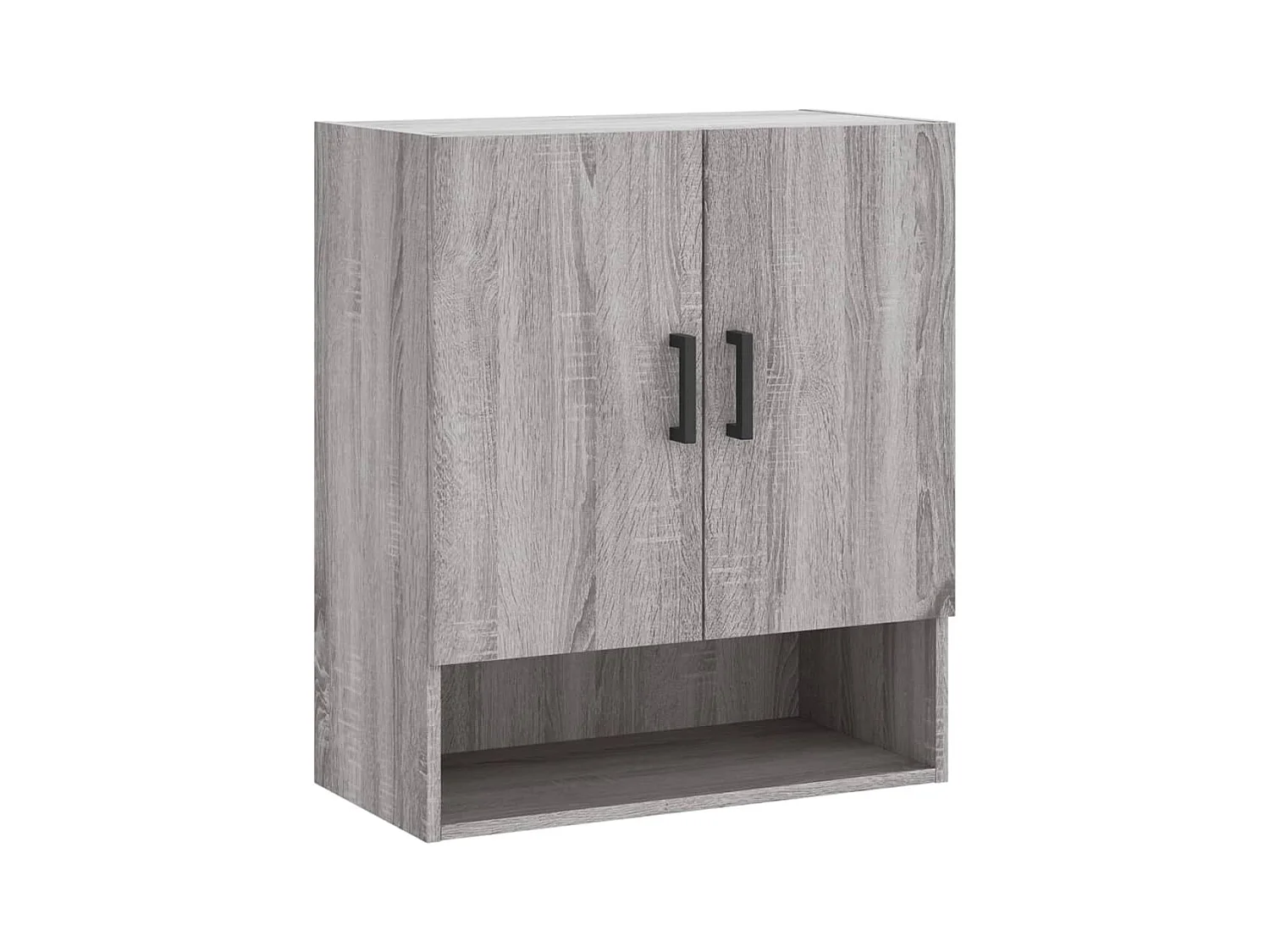 Armoire murale sonoma gris 60x31x70 bois d'ingénierie