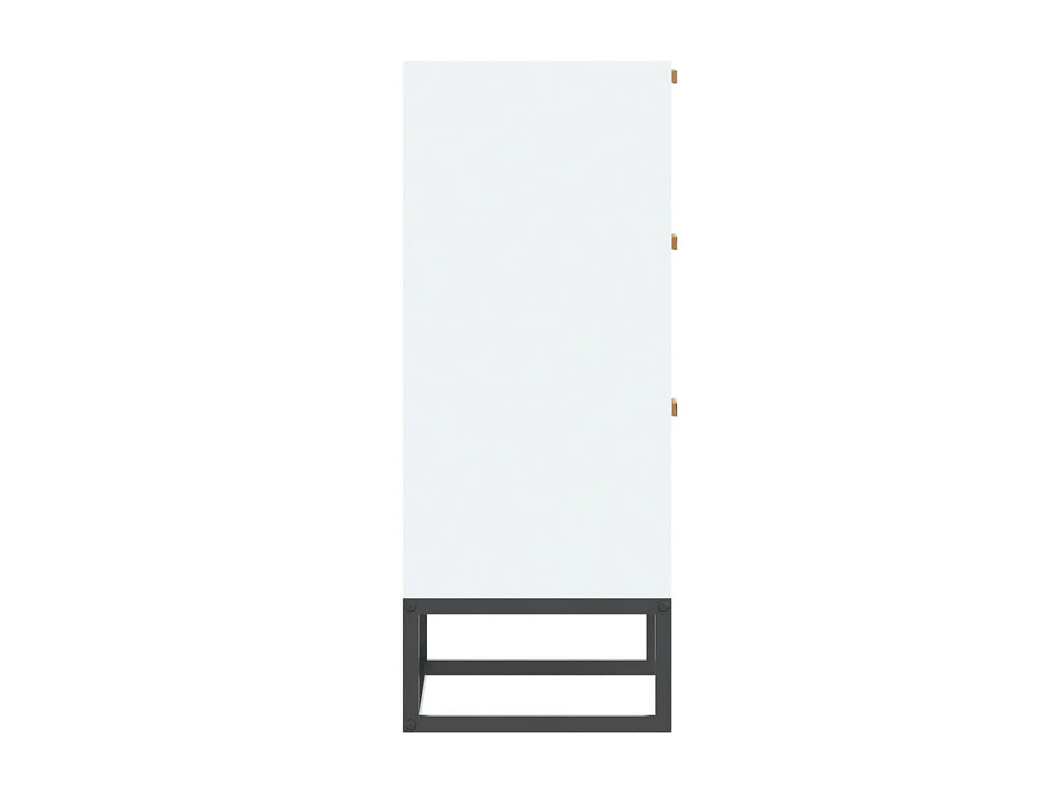 Buffet blanc 60x30x75 bois d'ingénierie