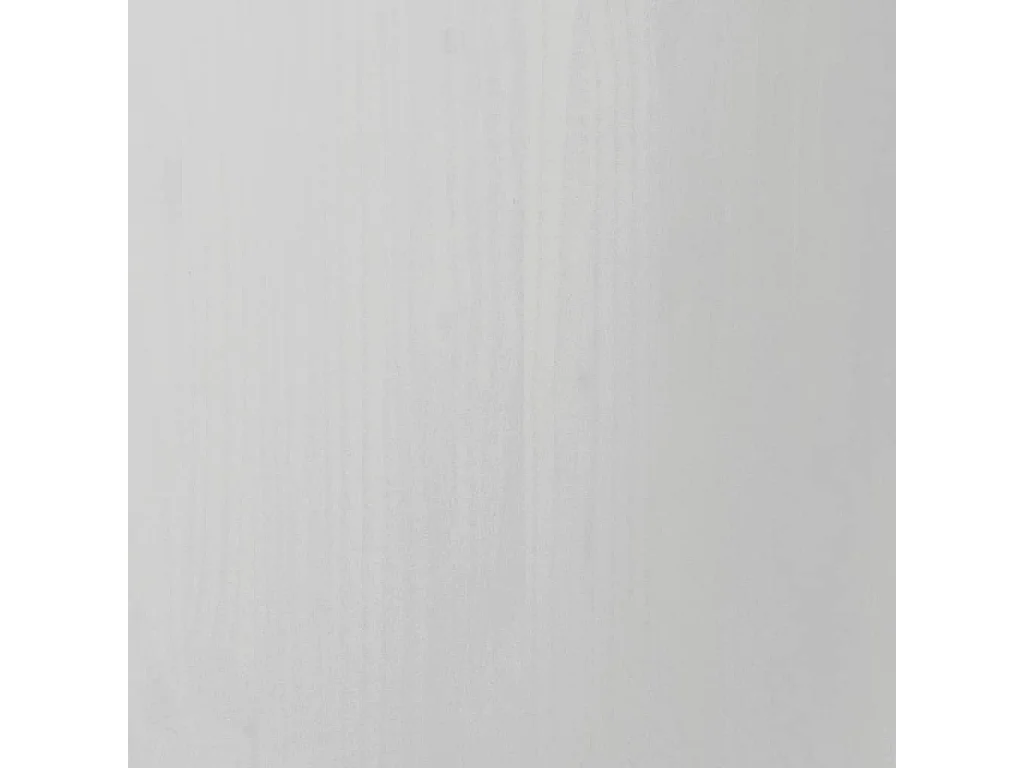 Armoire roulante avec tiroirs MOSS blanc bois de pin solide