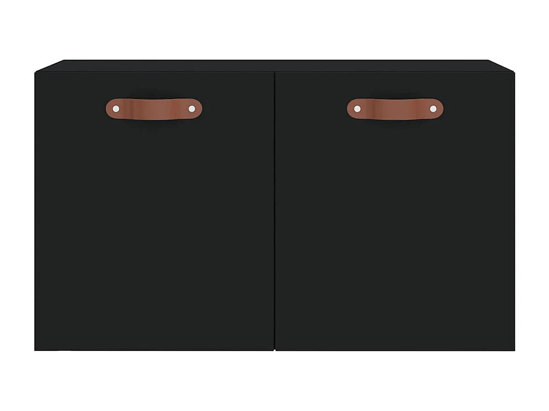 Armoire murale Noir 60x36,5x35 Bois d'ingénierie
