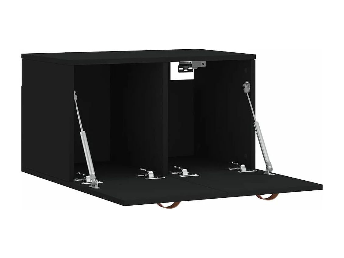 Armoire murale Noir 60x36,5x35 Bois d'ingénierie