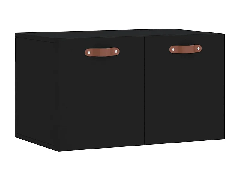 Armoire murale Noir 60x36,5x35 Bois d'ingénierie