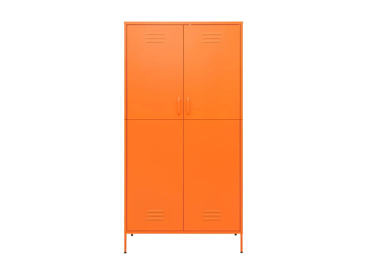 Garde-robe Orange 90x50x180 Acier