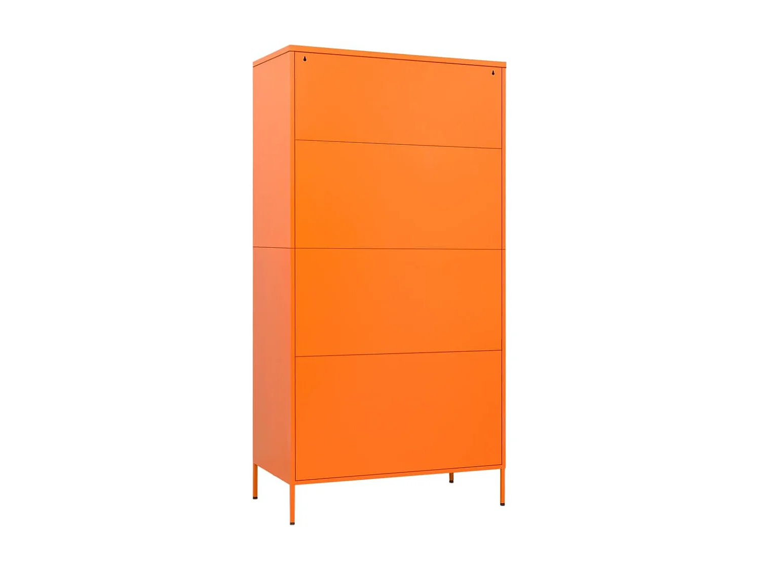 Garde-robe Orange 90x50x180 Acier