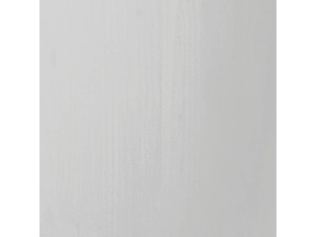 Armoire roulante avec tiroirs MOSS blanc bois de pin solide