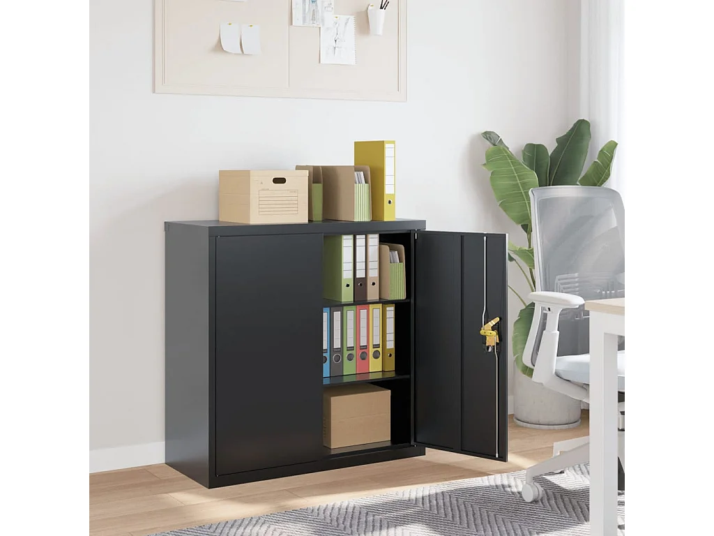 Classeur anthracite 90x40x90 acier