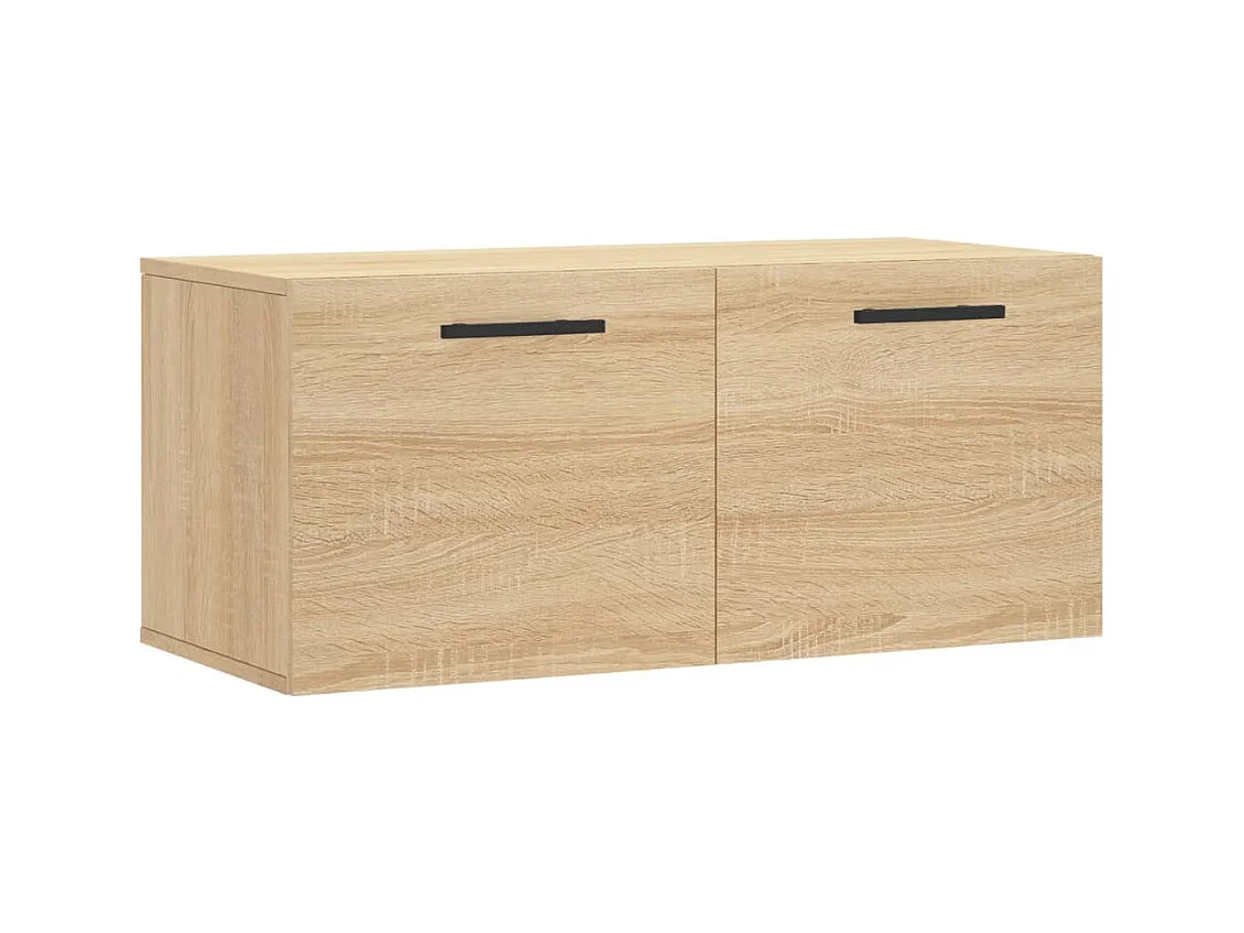 Armoire murale chêne sonoma 80x36,5x35 bois d'ingénierie