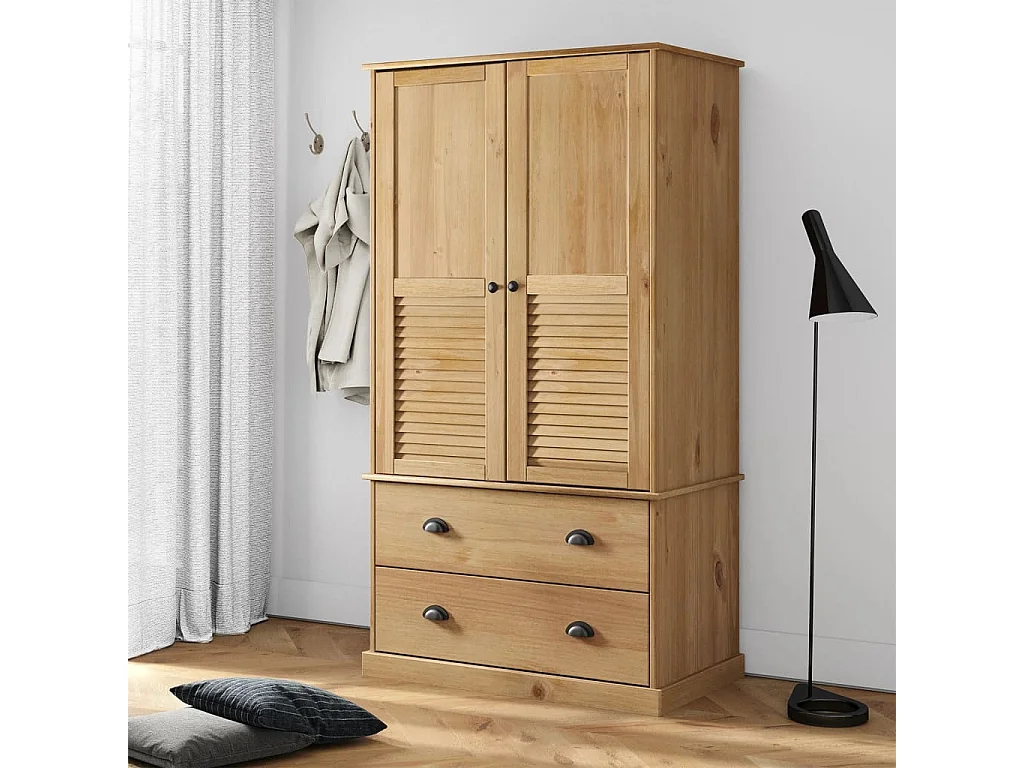 Garde-robe VIGO 90x55x176 bois massif de pin