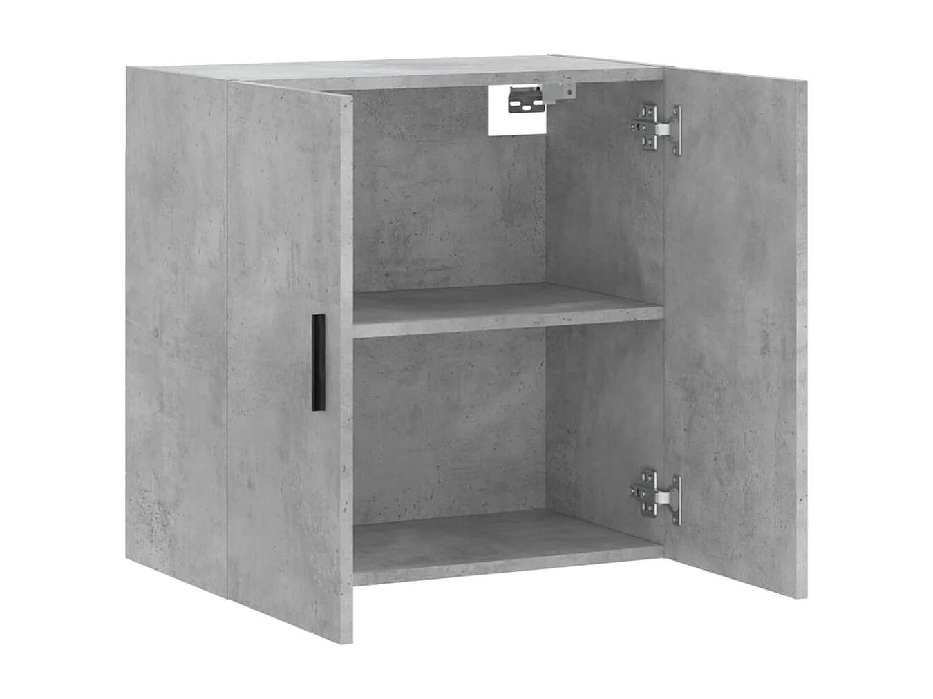 Armoire murale gris béton 60x31x60 bois d'ingénierie