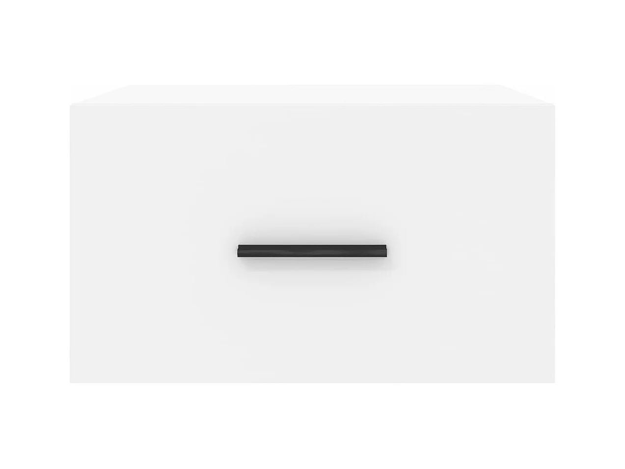 Table de chevet murale blanc 35x35x20