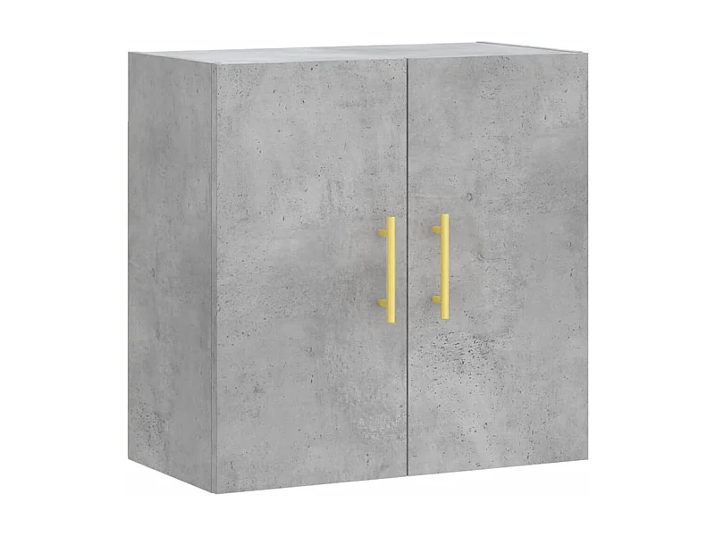 Armoire murale gris béton 60x31x60 bois d'ingénierie