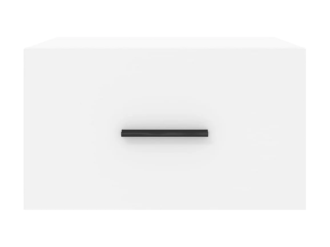 Tables de chevet murales 2 pcs blanc 35x35x20