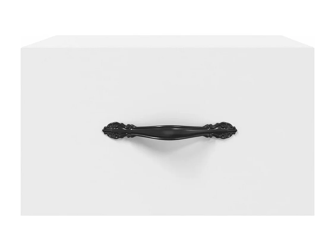 Tables de chevet murales 2 pcs blanc 35x35x20