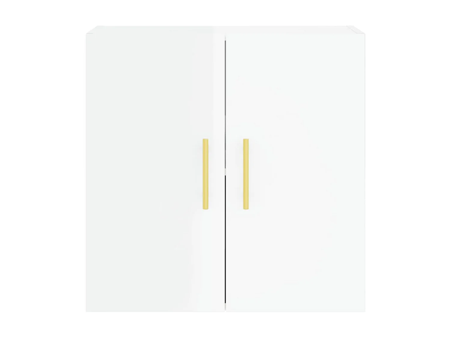 Armoire murale Blanc brillant 60x31x60 Bois d'ingénierie