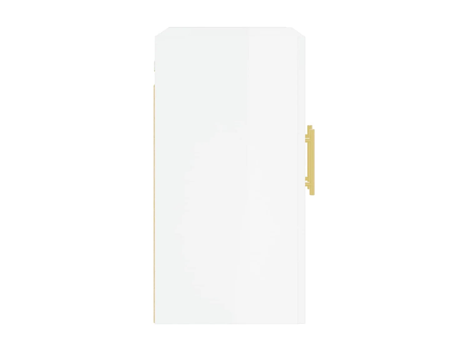 Armoire murale Blanc brillant 60x31x60 Bois d'ingénierie