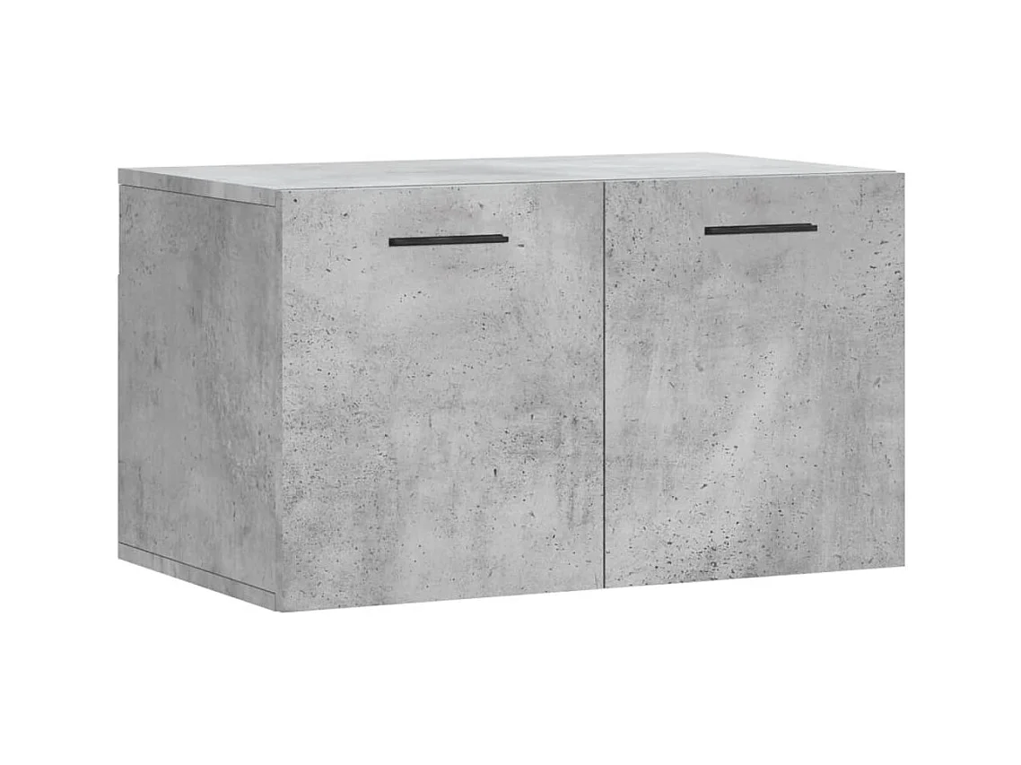 Armoire murale Gris béton 60x36,5x35 Bois d'ingénierie