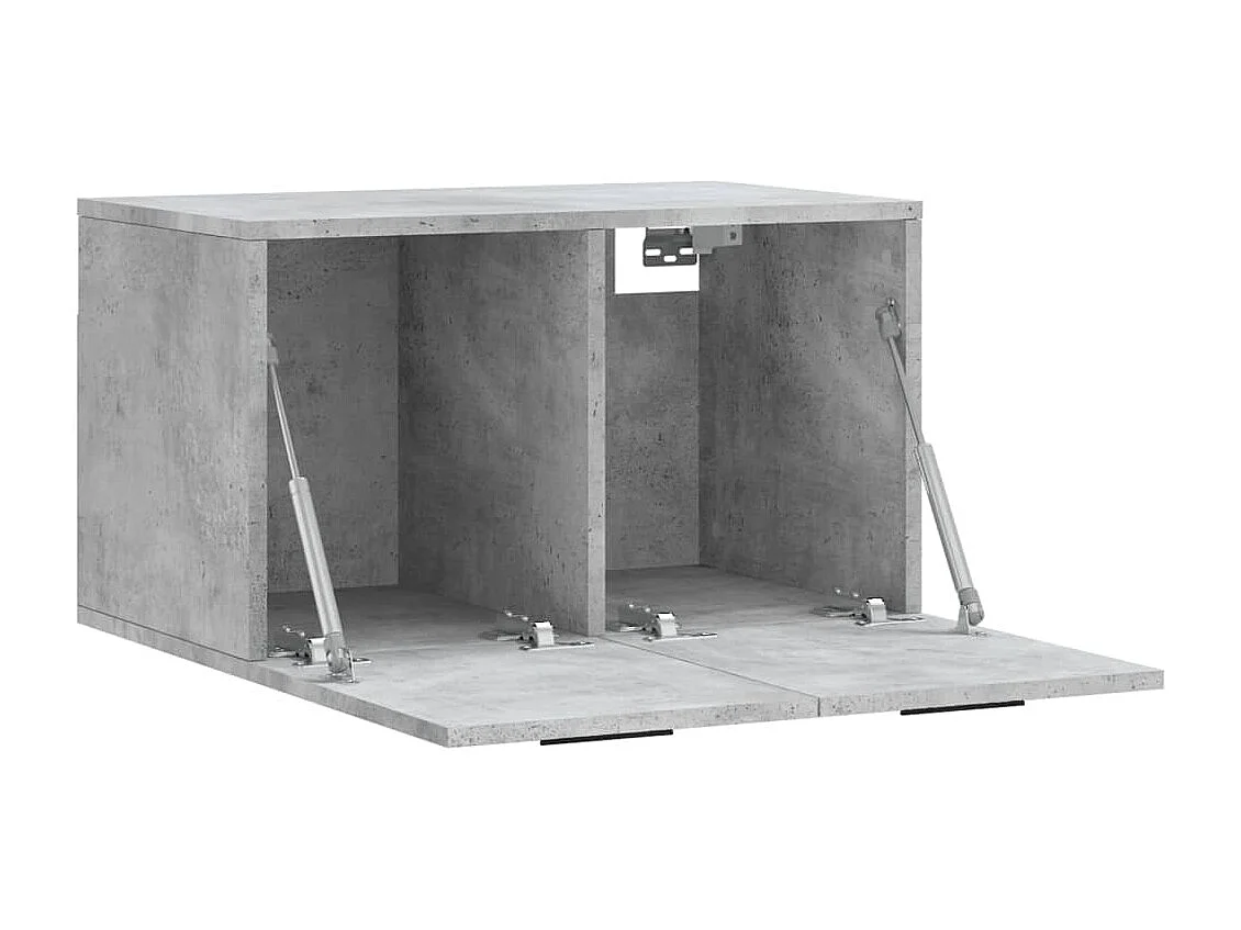 Armoire murale Gris béton 60x36,5x35 Bois d'ingénierie