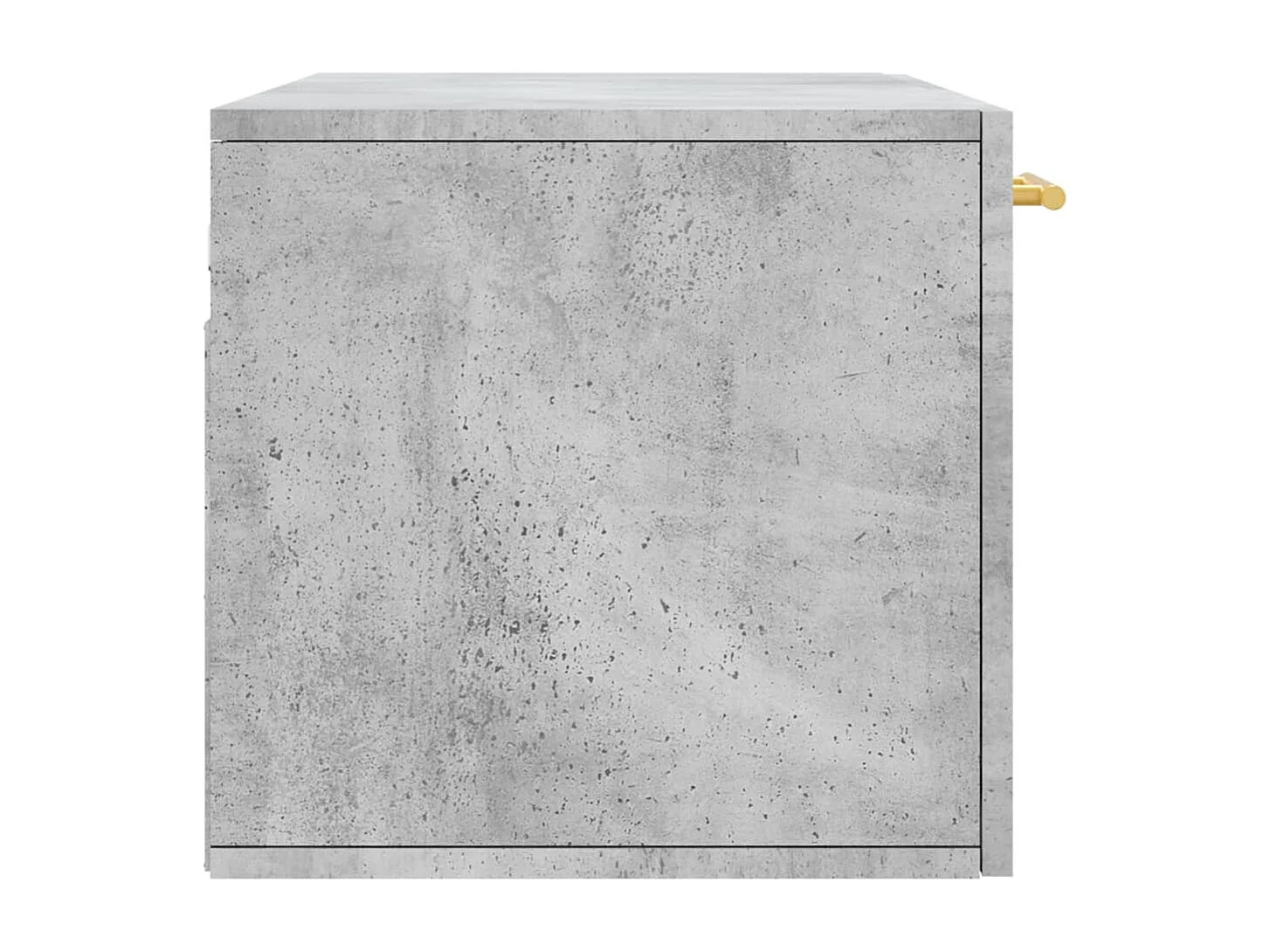 Armoire murale gris béton 80x36,5x35 bois d'ingénierie
