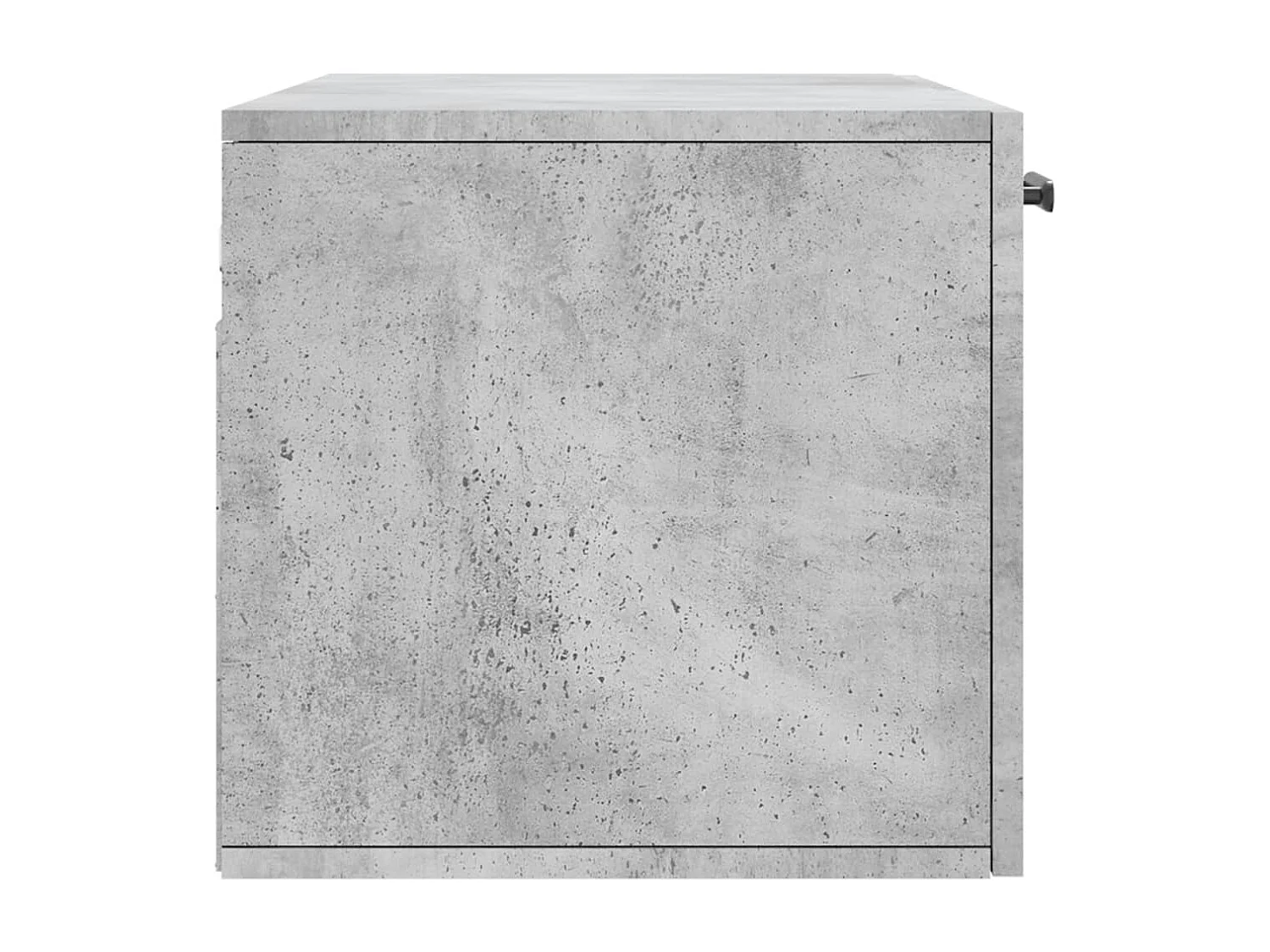 Armoire murale gris béton 80x36,5x35 bois d'ingénierie