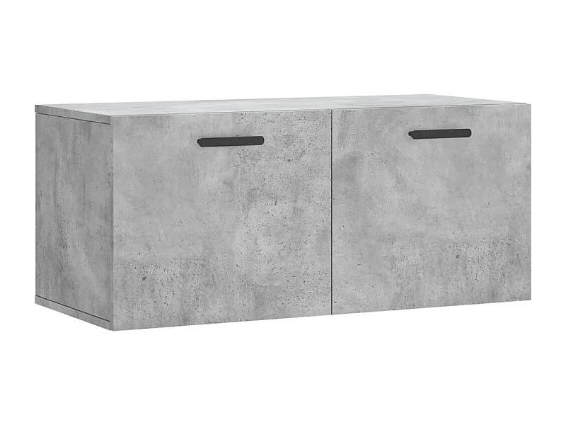 Armoire murale gris béton 80x36,5x35 bois d'ingénierie