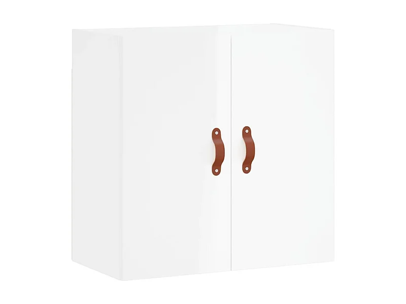 Armoire murale Blanc brillant 60x31x60 Bois d'ingénierie