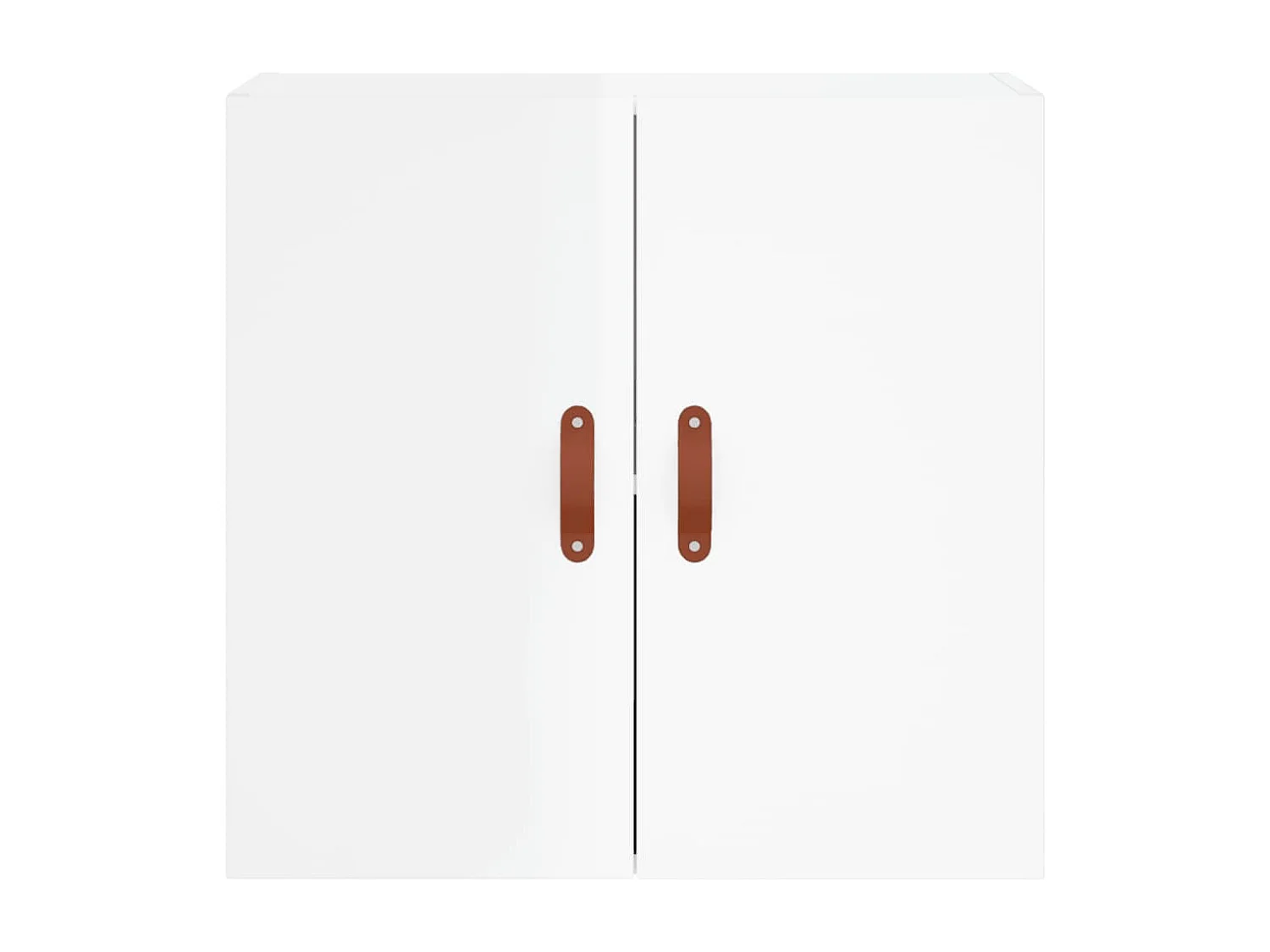 Armoire murale Blanc brillant 60x31x60 Bois d'ingénierie