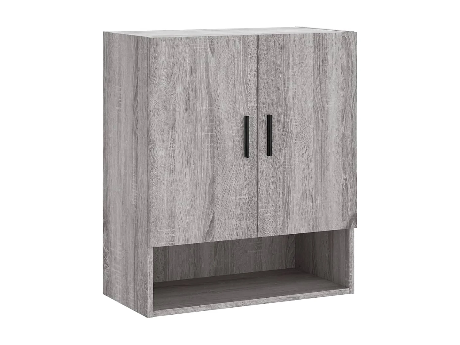 Armoire murale sonoma gris 60x31x70 bois d'ingénierie