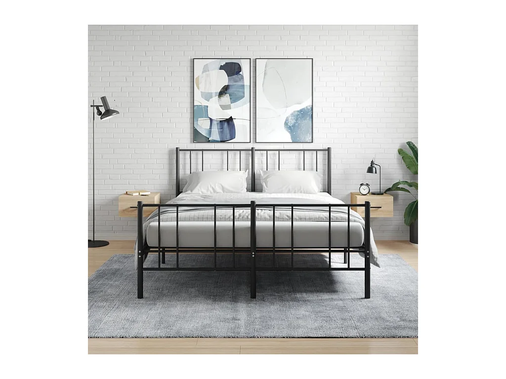 Tables de chevet murales 2 pcs chêne sonoma 35x35x20