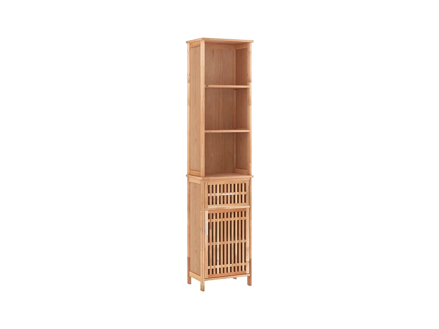 Armoire de salle de bain 42x29x182 Bois massif de noyer
