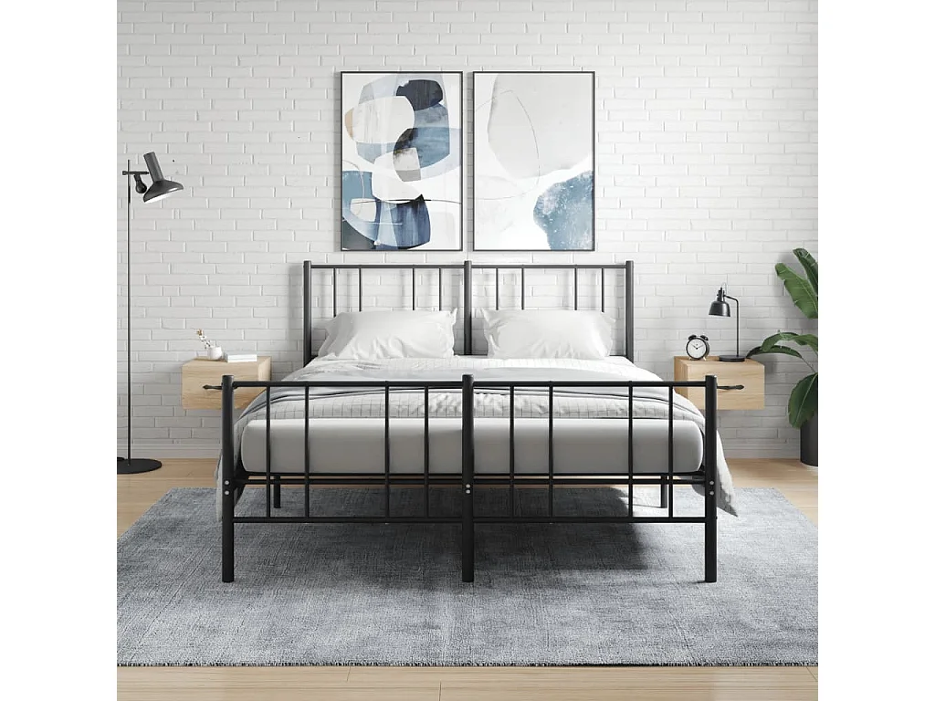 Tables de chevet murales 2 pcs chêne sonoma 35x35x20