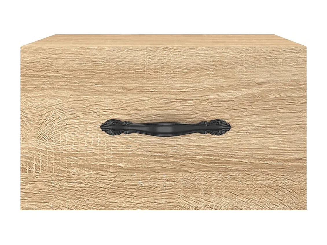 Tables de chevet murales 2 pcs chêne sonoma 35x35x20