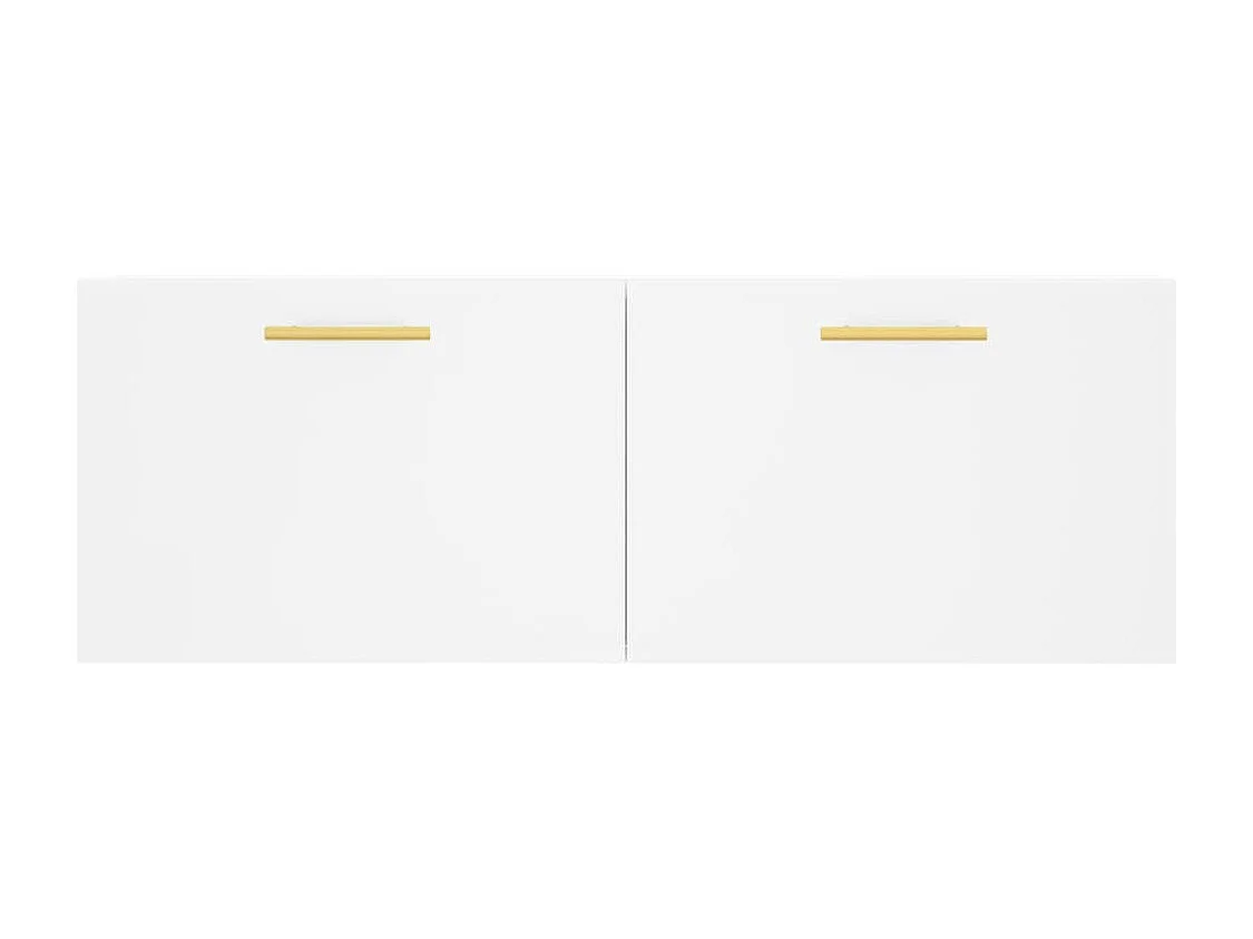 Armoire murale blanc 100x36,5x35 bois d'ingénierie