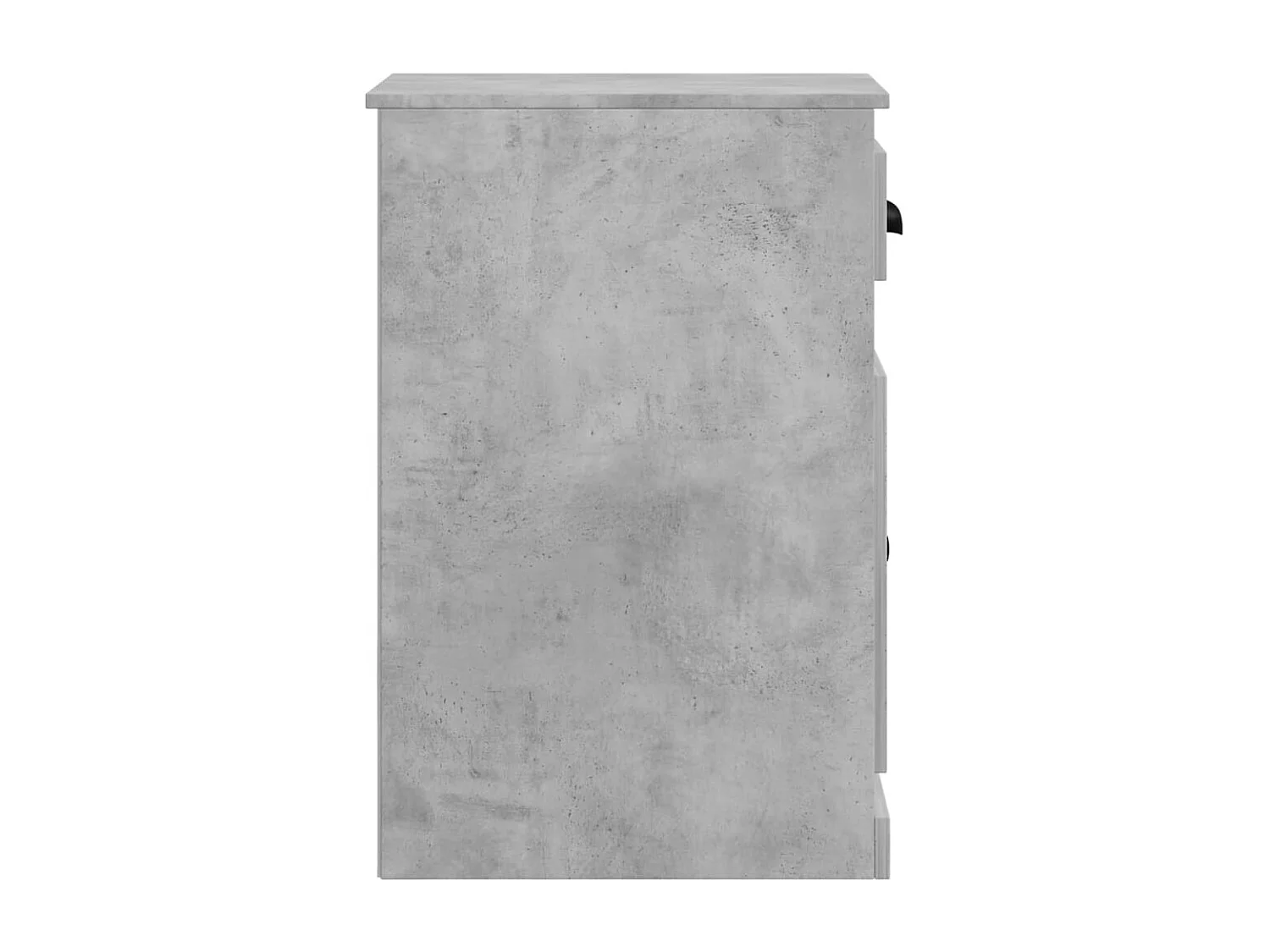 Armoire latérale avec tiroir gris béton 40x50x75