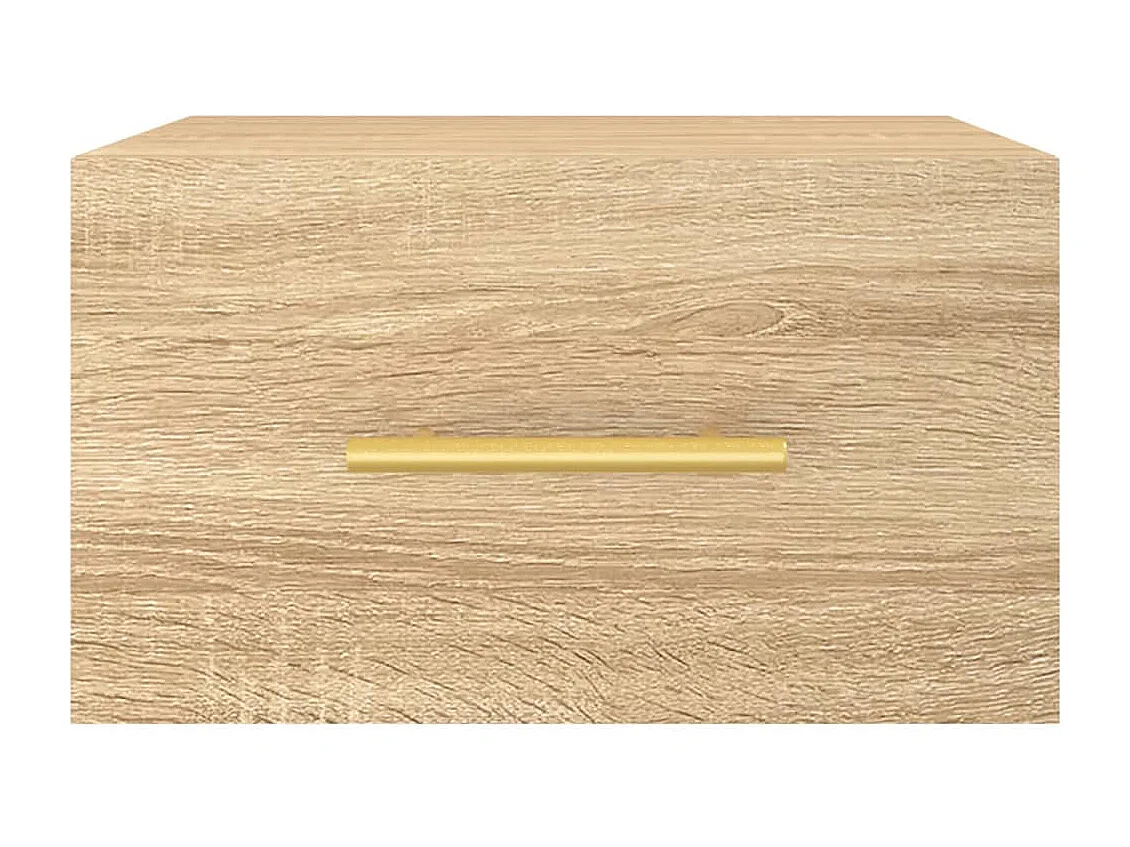 Tables de chevet murales 2 pcs chêne sonoma 35x35x20