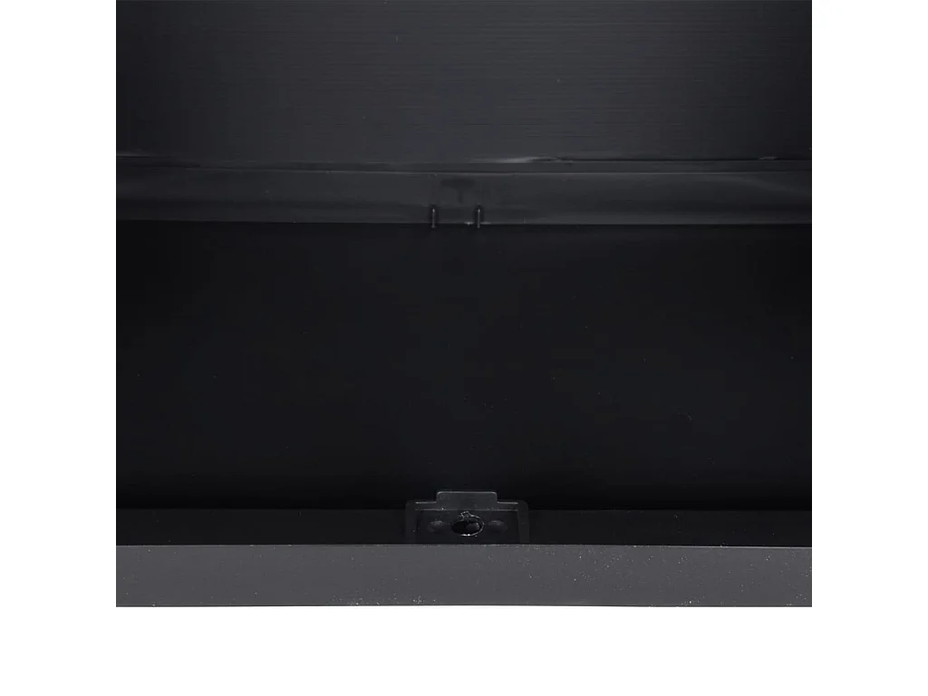 Armoire de rangement d'extérieur noir 65x37x85 PP