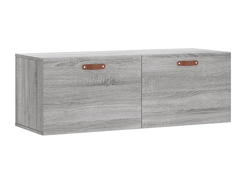 Armoire murale sonoma gris 100x36,5x35 bois d'ingénierie