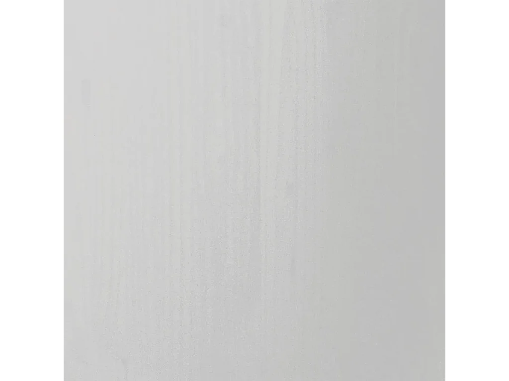 Armoire roulante avec tiroirs MOSS blanc bois de pin solide