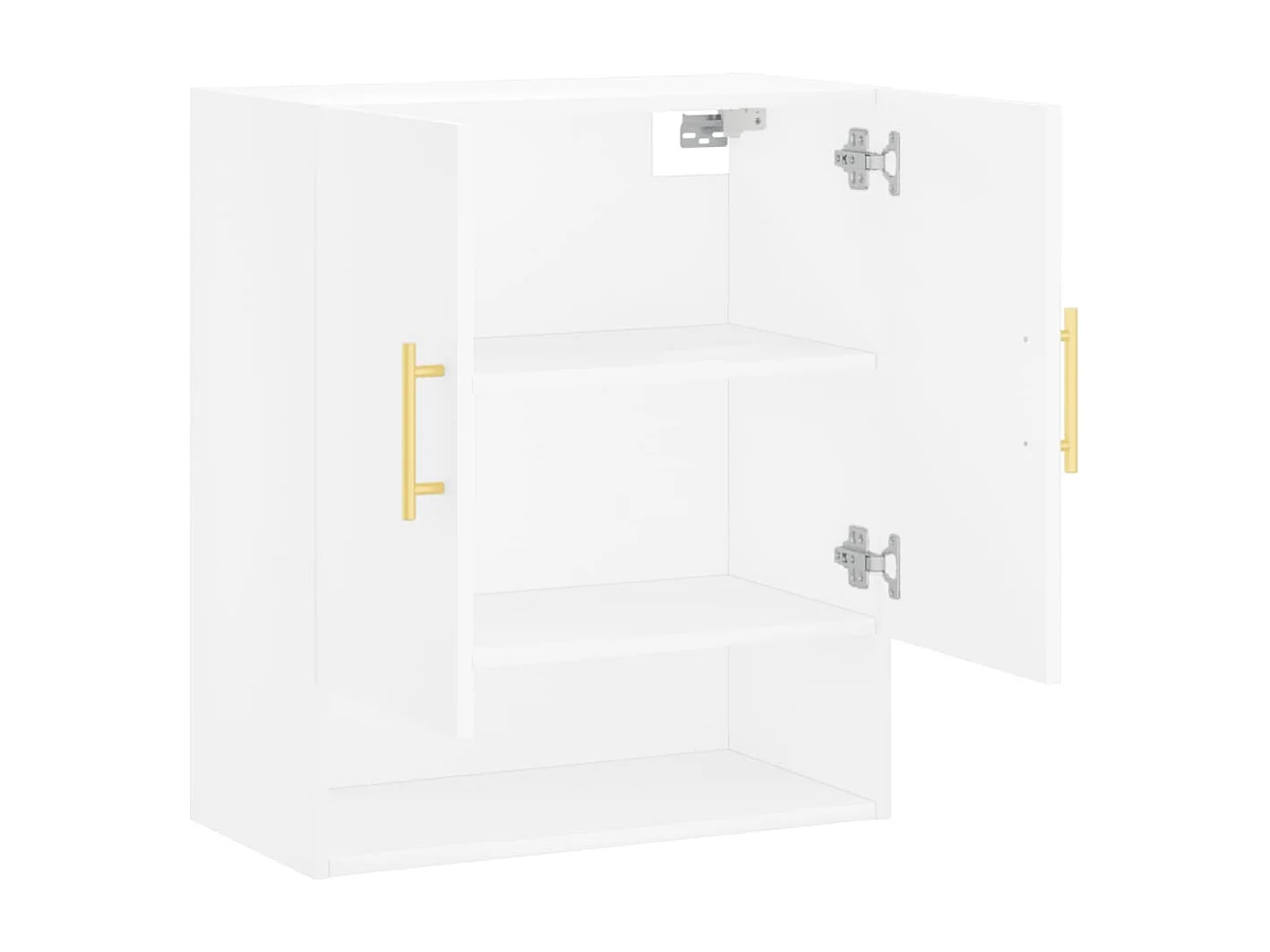 Armoire murale blanc 60x31x70 bois d'ingénierie