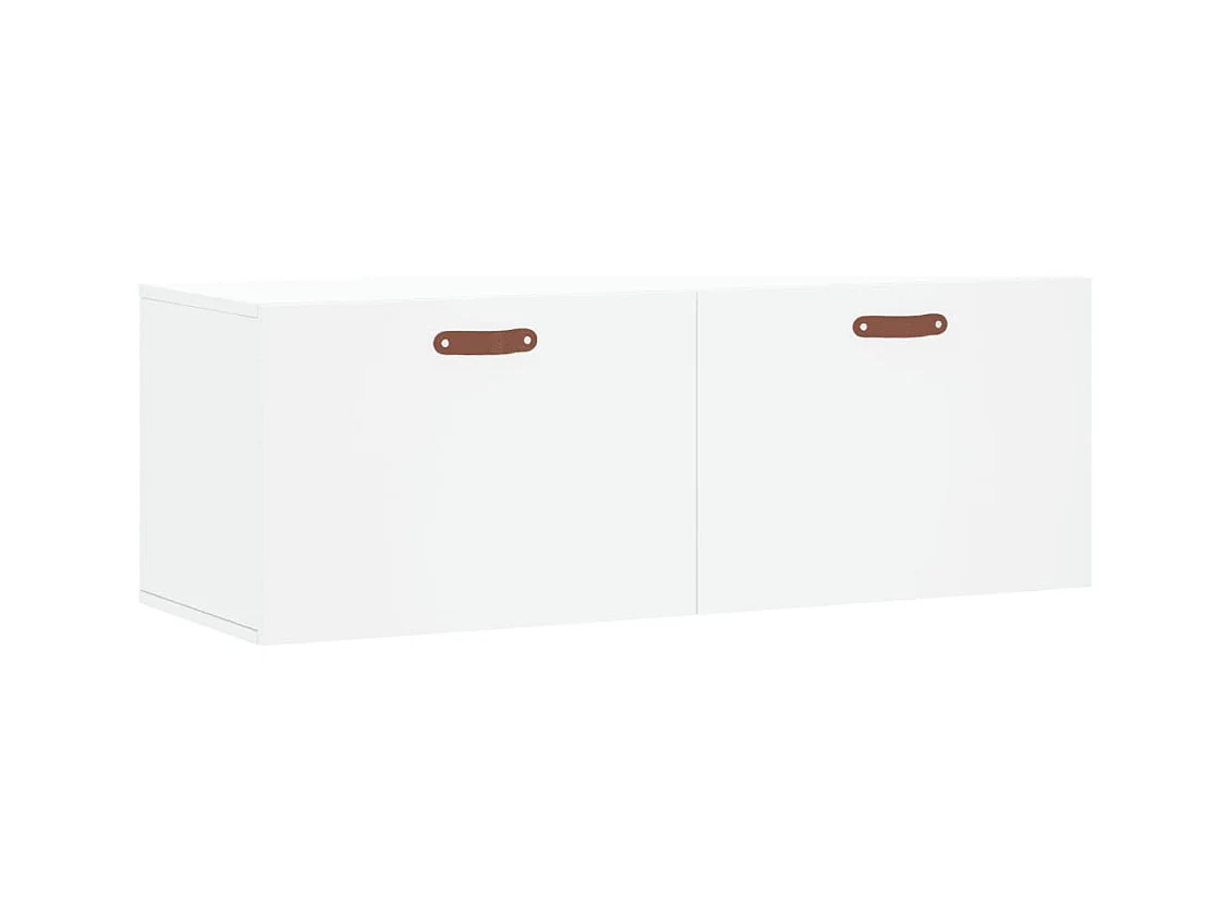 Armoire murale blanc 100x36,5x35 bois d'ingénierie