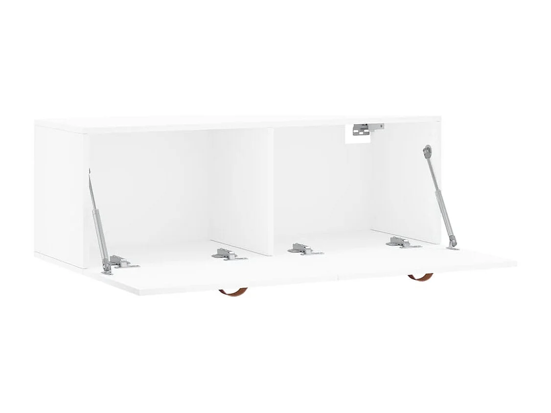 Armoire murale blanc 100x36,5x35 bois d'ingénierie