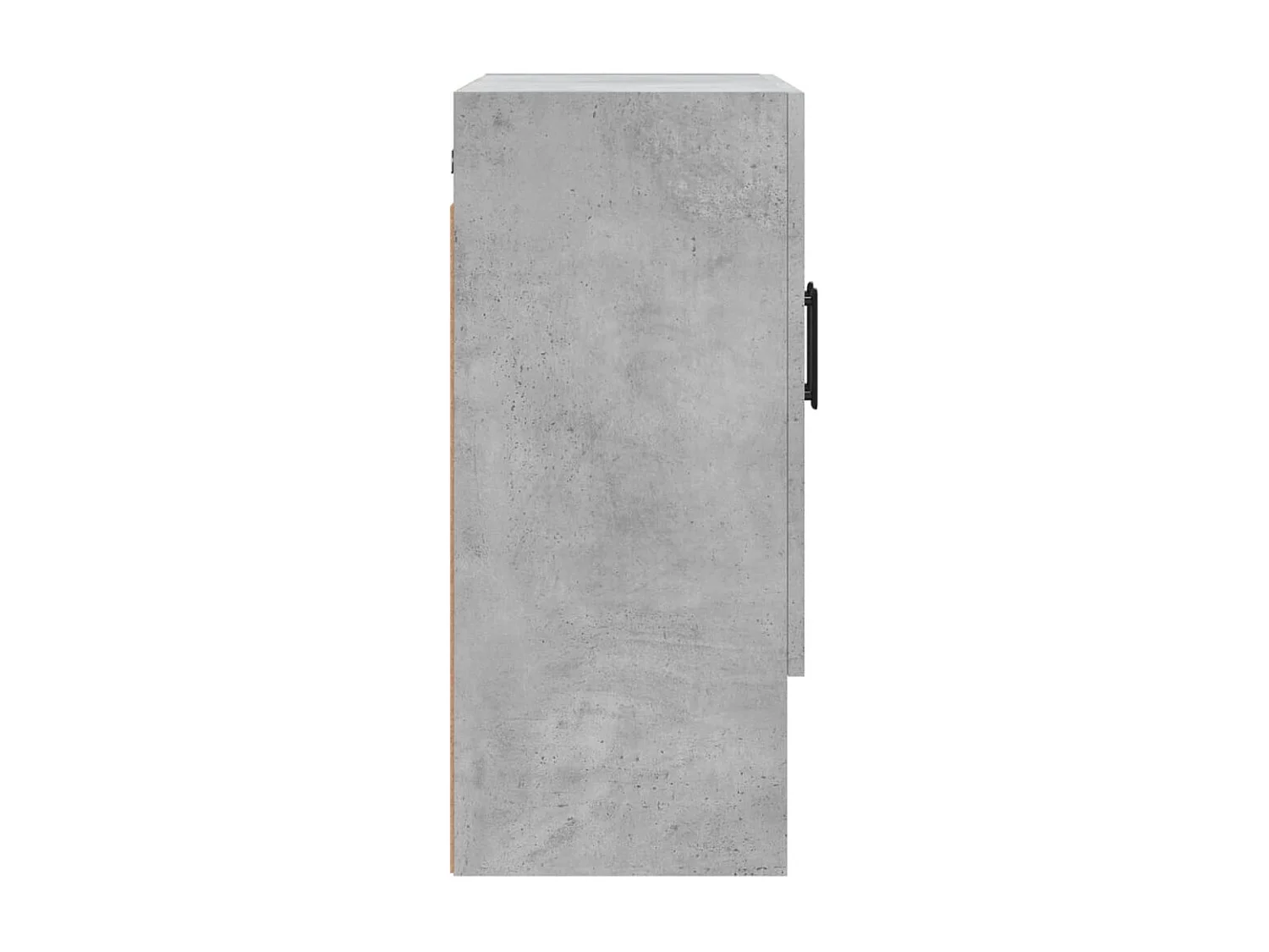 Armoire murale gris béton 60x31x70 bois d'ingénierie