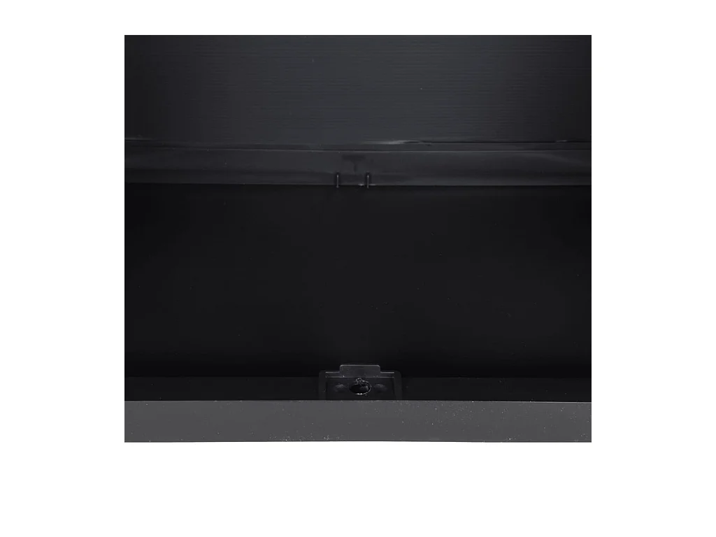 Armoire de rangement d'extérieur gris et noir 65x37x85 PP